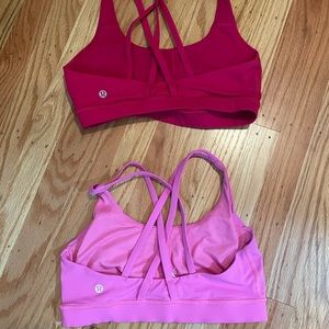 2 LuLulemon Energy Cross Back Bras